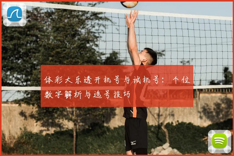 体彩大乐透开机号与试机号：个位数字解析与选号技巧
